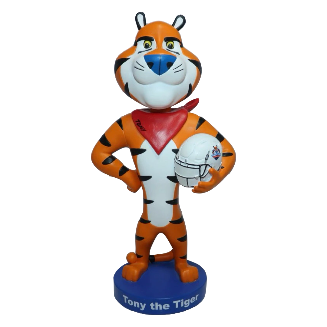 Tony the Tiger Sun Bowl Bobblehead, Kellogg's Frosted Flakes – Bobbletopia