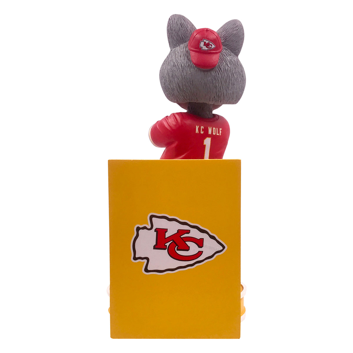 KC Wolf (Kansas City Chiefs) Mascot Hero Series NFL Bobblehead by