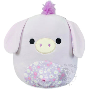 8 Inch Delzi the Donkey Floral Squishmallow