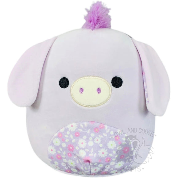 8 Inch Delzi the Donkey Floral Squishmallow