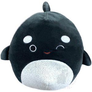 8 Inch Kai the Orca Whale Sparkly Belly Squishmallow