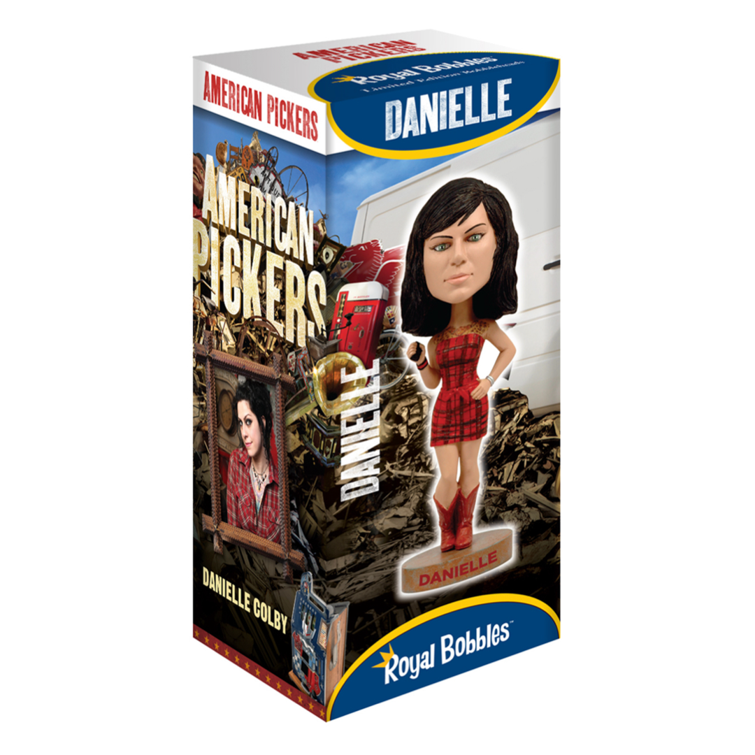 American Pickers Danielle Bobblehead Royal Bobbles, History Channel –  Bobbletopia