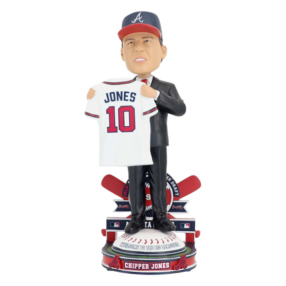 Chipper Jones Atlanta Braves 1990 Draft Pick Bobblehead