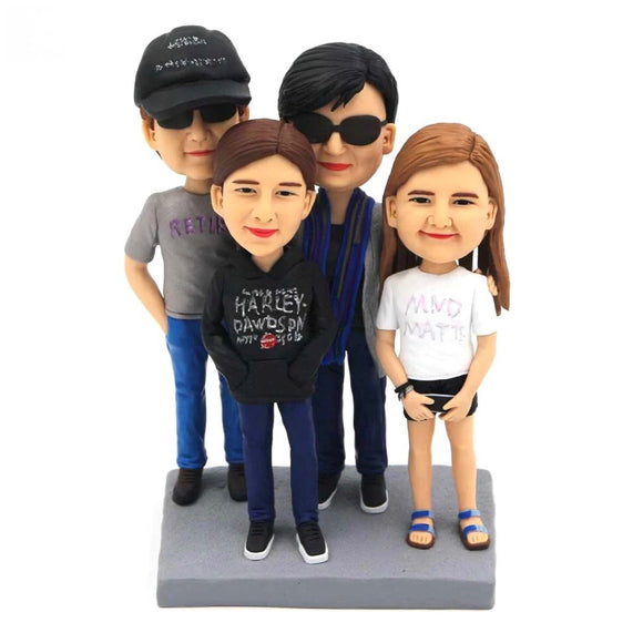 Fully Customizable Quadruple Bobblehead