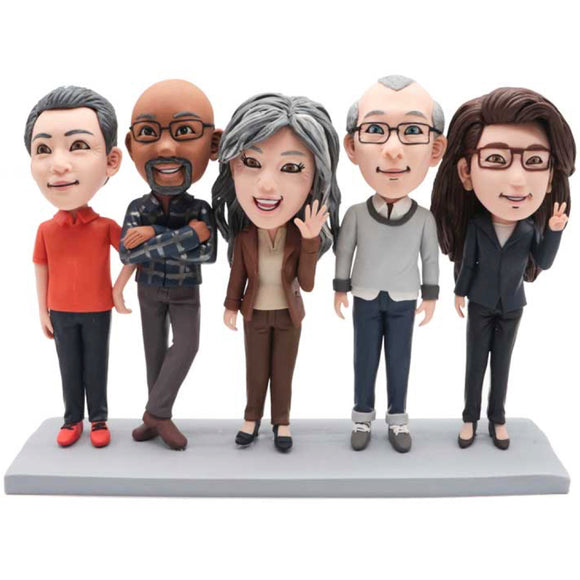 Fully Customizable Quintuple Bobblehead