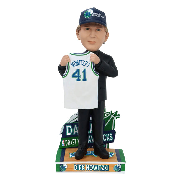 Dirk Nowitzki Dallas Mavericks 1998 NBA Draft Pick Bobblehead