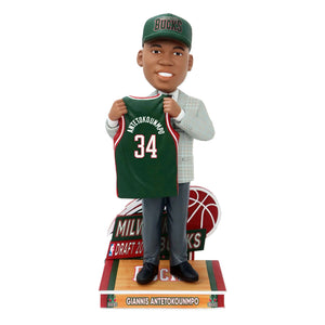 Giannis Antetokuonmpo Milwaukee Bucks 2013 NBA Draft Pick Bobblehead