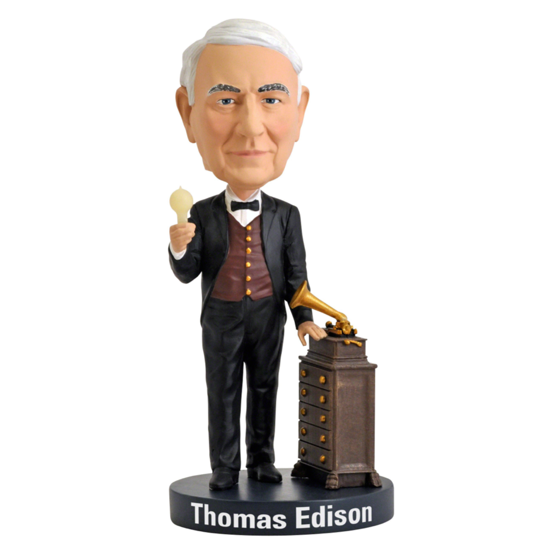 Thomas Edison Royal Bobbles Bobblehead – Bobbletopia