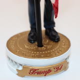 Donald Trump 2024 Bobblehead (Trump Hugging the American Flag)