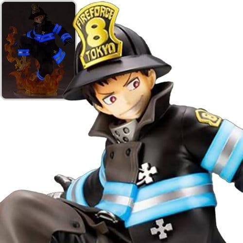 Fire force statues Arthur and shops Shinra