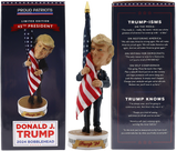 Donald Trump 2024 Bobblehead (Trump Hugging the American Flag)