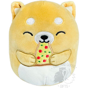 5 Inch Angie the Shiba Inu with Pizza Squishmallow