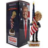 Donald Trump 2024 Bobblehead (Trump Hugging the American Flag)