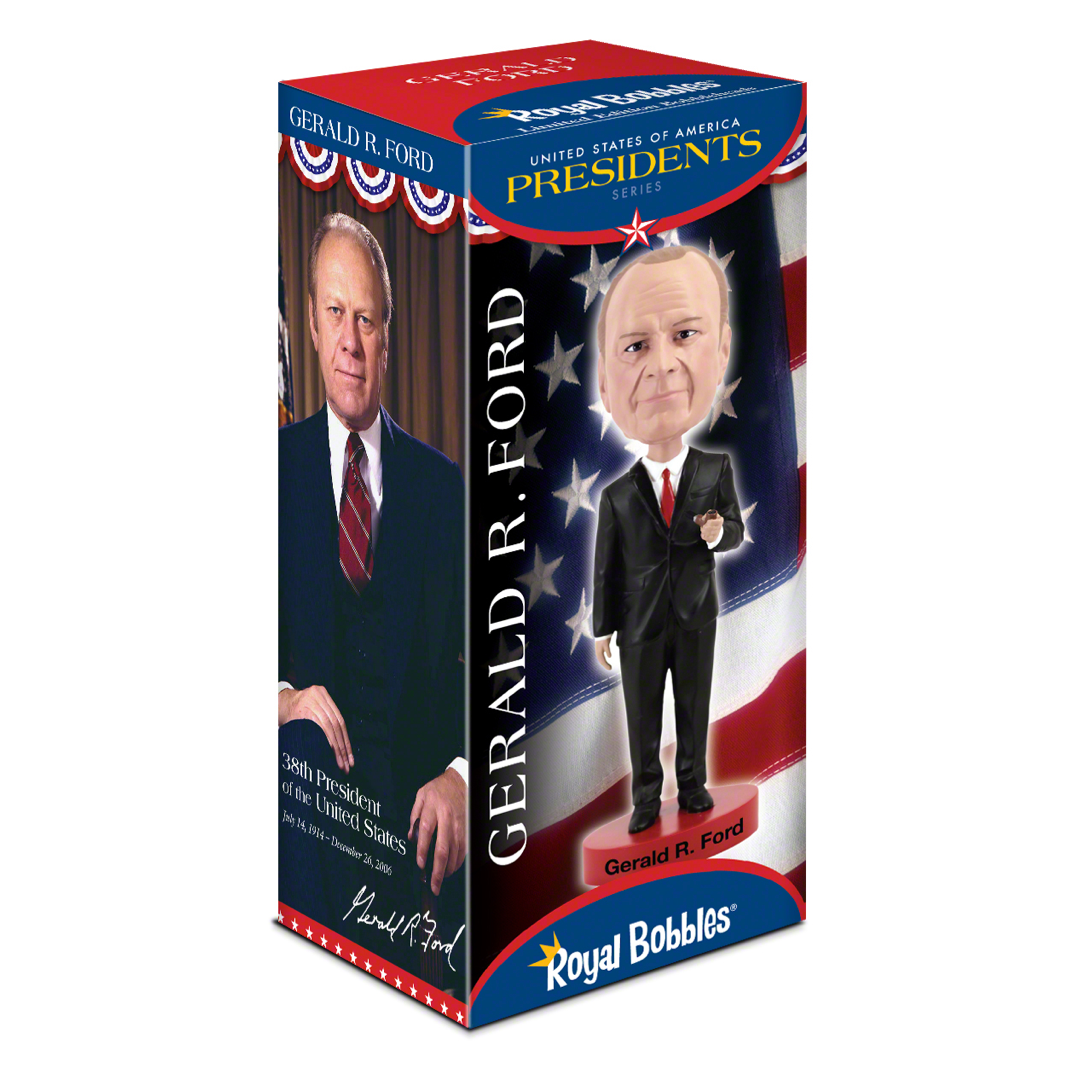 Gerald Ford Royal Bobbles Presidential Bobblehead – Bobbletopia