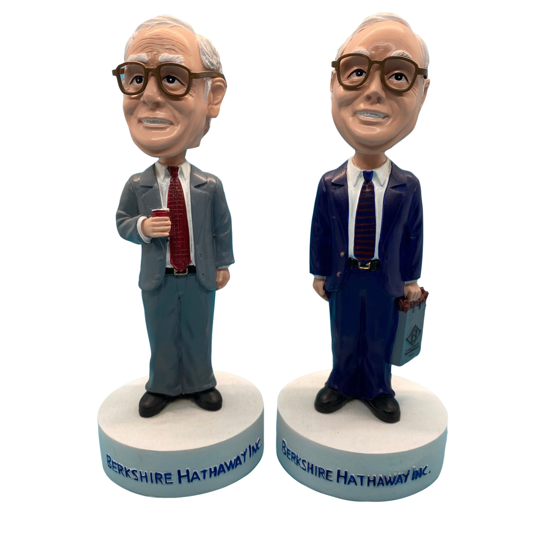 Warren Buffett & Charlie Munger newest Bobbleheads Berkshire Hathaway